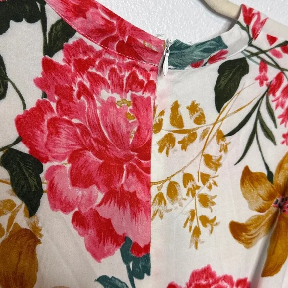 Petal + Pup Peta Floral Print Tiered Dress XL - Picture 4 of 5